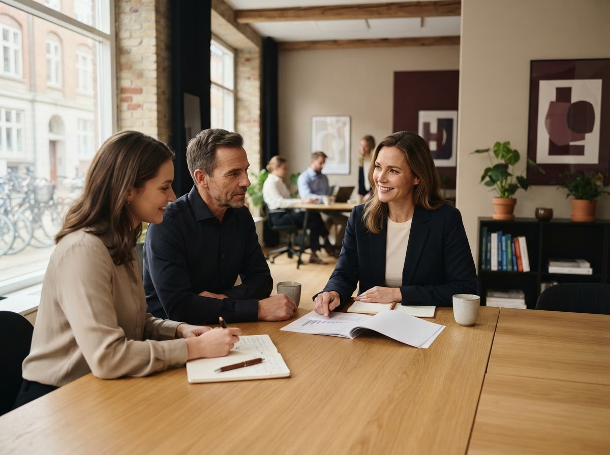 Hjeltor Finans team der arbejder med analyse og strategi