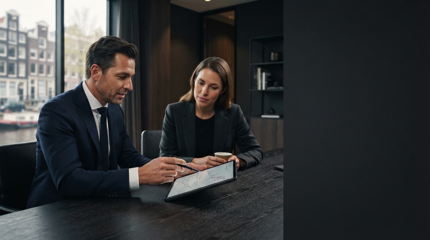 Hjeltor Finans — visualisering af datadrevne investeringsanalyser på et digitalt dashboard